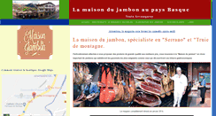Desktop Screenshot of maison-du-jambon-au-pays-basque.com