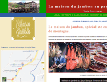 Tablet Screenshot of maison-du-jambon-au-pays-basque.com
